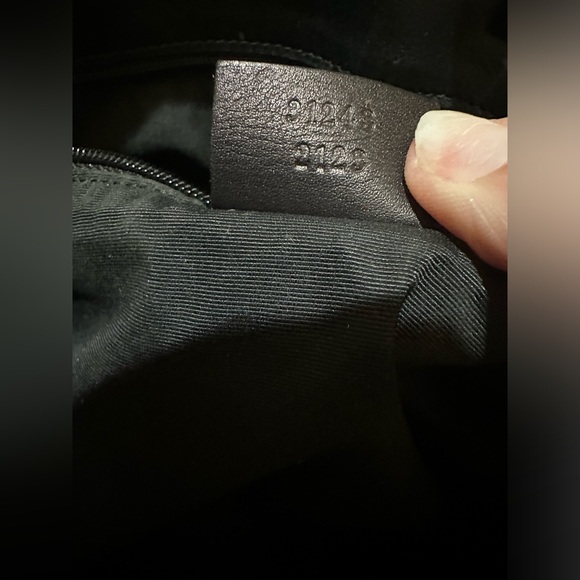 Gucci Denim Webbed Monogram Medium Tote - Picture 11 of 12